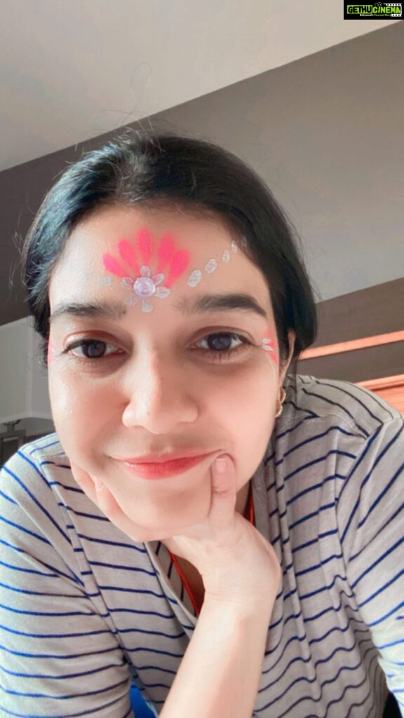 Swathi Reddy Instagram - I got glitter on my face.