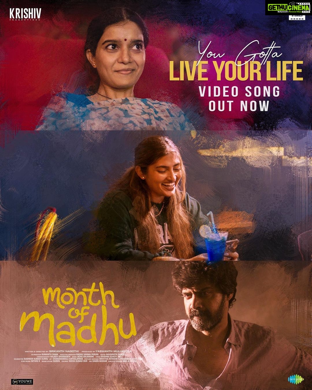 Swathi Reddy Instagram - 'FREEDOM' is everyone's birthright 🪽 #YouGottaLiveYourLife Full video song from #MonthOfMadhu out now ❤️🔥 -https://youtu.be/P9ROUcQ1EWA @naveenchandra212 @swati194 @harshachemudu @shreya_navile @srikanth_nagothi @yash_9 sumanth_dama @raghu_varma_peruri @raviperepu @rajeevdharavath @director_sudheer_k_k @kk_writer1 @chandramouli_eathalapaka @srihithakotagiri @rekhaboggarapu @prasanna.dantuluri @murdrfce @anilandbhanu @manjulaghattamaneni @gnaneswari_kandregula @raja.chembolu @ruchithasadineni @mouryasiddavaram @rudraghav @ravis.mantha @kalyan_santhosh8 @chaitu_babu @bhooshan_boo @dil_is_here @ashwin89d @vinodbangarri @vijayanands_ @k_balakrishna_reddy @varkey91 @jitindavid @cophixbeauty @saregamatelugu @youwemedia