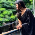 Swathishta Krishnan Instagram – Black or white ? 😉 
.
.
.
.
#sareesforever