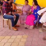 Tanushree Chatterjee Instagram – Awesome moment from set raju mera raja 
#enjoylife