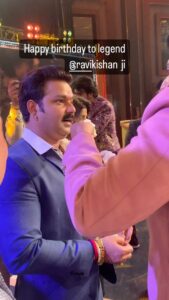 Tanushree Chatterjee Instagram - Wish you many happy returns of the day happy birthday @ravikishann ji