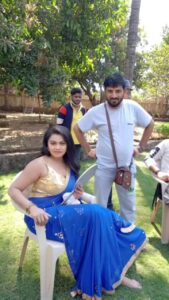 Tanushree Chatterjee Instagram - Shooting time, makeup time,
Roll, cemera, action 
 #film #movies #bhojpuri #goodmorning #instagood #instagram #threads #threads