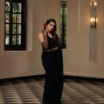 Tanvi Ram Instagram - La Vie en rose 🌹 Concept & styling @storiesbysiyahhhh Photography @jibinartist Makeup @_sanaah._ Jewls @golden_cup_fashion_jewellery Outfit @zyraclothing_ Location @azora.hotels