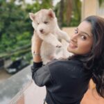 Tanya Ravichandran Instagram - I will always woof You MILA ❤️ @itsleximila_official #husky #mila