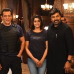 Tanya Ravichandran Instagram - Thank you for your overwhelming response and wishes for #Godfather . Working alongside and sharing screen space with two of the legends in Indian cinema is a dream come true moment for any actor @chiranjeevikonidela sir @beingsalmankhan sir. Thank you #nayanthara mam You’ve been so motivating, caring, and supporting throughout the entire shooting process. @directormohanraja Down to earth is an understatement. Had the best time working with you and for the film. Very happy and honoured to be a part of #Godfather. A few moments are priceless, and mine are here in these clicks. ❤️