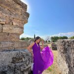 Tanya Sharma Instagram - Safar ka hi tha mei safar ka rha. ✨ Oct of 2023 🦄 . Wearing - @srstore09official #travel #tanyasharma #ancient #pammukale #turkey #antalya Hiarapolis Pammukale