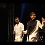 Tara Sutaria Instagram – @iitbombay.moodi What an energetic, palpable evening with all of you!!!! Here’s to #APURVA 🖤✨ @nowitsabhi @disneyplushotstar