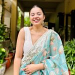 Tarjanee Bhadla Instagram - Konsa haq? Kaisa Haq? . . . #selfflirting101 . . Thank you to @rajesh_sarees for always being the last minute saviours🦋 . . #3ekka#tronekka#successparty