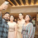 Tarjanee Bhadla Instagram - Still can’t get over the night! 3 Ekka running very very very successfully in theatres near you! . . . Outfit @hv_studio22 Styling @ishhaa_nagar Jwellery @jewels.byneha Makeup and Hair @team_aanalsavaliyaorange Photos @karangurjarfilms