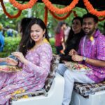 Tarjanee Bhadla Instagram - The best day of promoting 3 EKKA! Visnagar you were great!. . . . Beautiful dress by @designer_ketan. . . . Photos by @karangurjarfilms