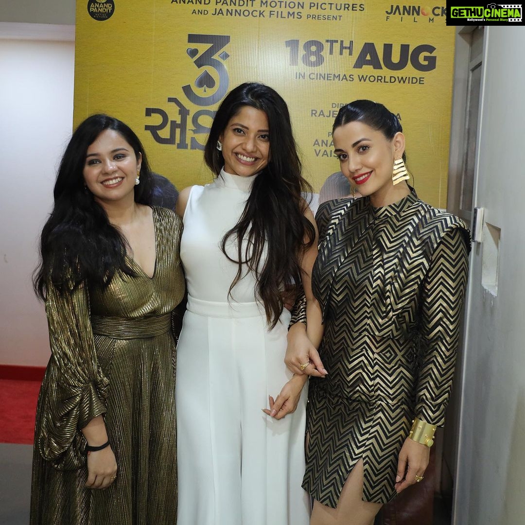 Tarjanee Bhadla Instagram - Yesterday was a great reminder why big screens are always better! “Tehunk” Song Launch from my next film 3 Ekka! 3 Ekka releasing on 18th August! Outfit : @houseoffett Style by: @ishhaa_nagar Assisted by: @rudradave33
