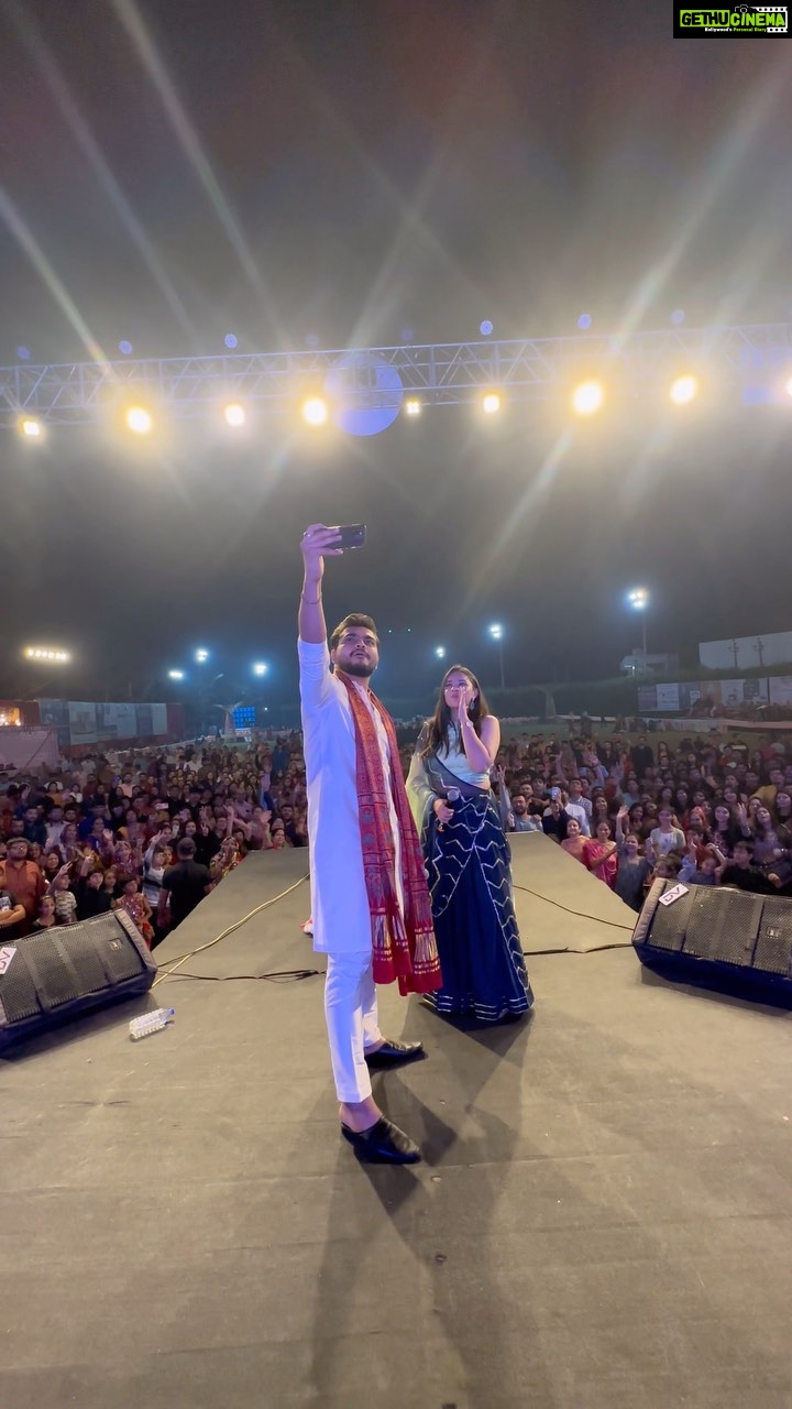 Tarjanee Bhadla Instagram - શરદ પૂનમ ની રાતની છેલ્લી નવરાત્રિ 💔 . . Outfit by @jap311 and @janvi311 Special mention to @officialsspictures Thank you @om_stylezzz for the videos Thank you @royal_raghuvanshi_morbi group for having us and making it special🤍 Special thanks to @nishit__ for making it happen! . . . #Navratri #GujaratiActress #Outfits #FestivalVibes #Tradition #Celebration #Dance #Music #GarbaGames #FashionGoals #Culture #EthnicWear #ColorfulAttire #NavratriFun #TraditionalDance #DandiyaRaas #Festivity #GorgeousOutfit #CelebrityFashion #eventswithcelebrityguests #celebrityguestappearance #collaborativevents #celebritycollaboration #eventideas #celebrityeventappearance #eventcollaboration #partnershipevents #celebrityperformance #eventcoordination #celebrity endorsed