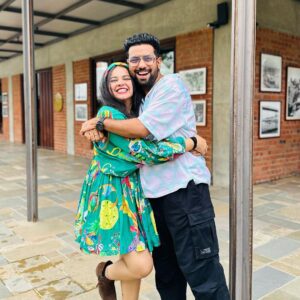 Tarjanee Bhadla Instagram - Happiest Birthday @mitragadhvi 🫶🏻
Thank you for being the best BHURIYO! 
I’ll always miss the shoot and the promotions days 🥹
Thank you for being best buddy and thank you for jhelling me on set as how it is seen in the last picture! 

May you have many more successes and may you achieve all your dreams especially the ones that came in tarot Patti! 

Happy birthday buddy! 
Have a blast 💥