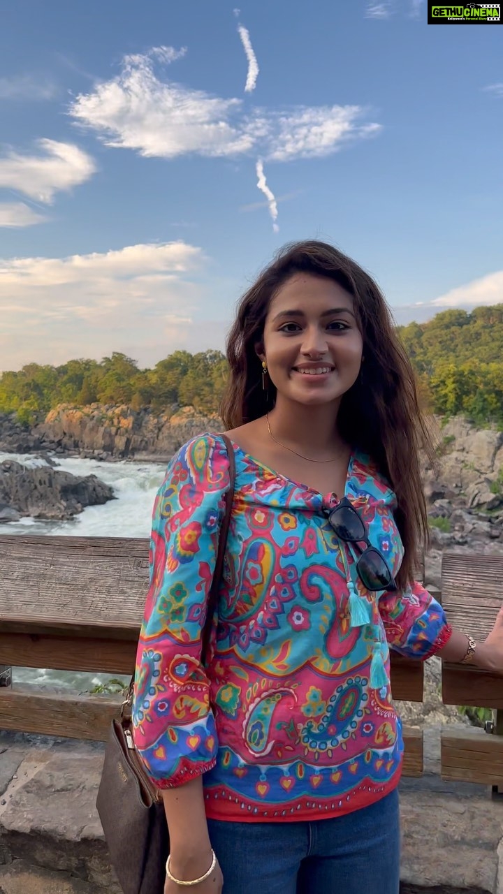 Tasnia Farin Instagram - Where the river flows Great Falls, Virginia
