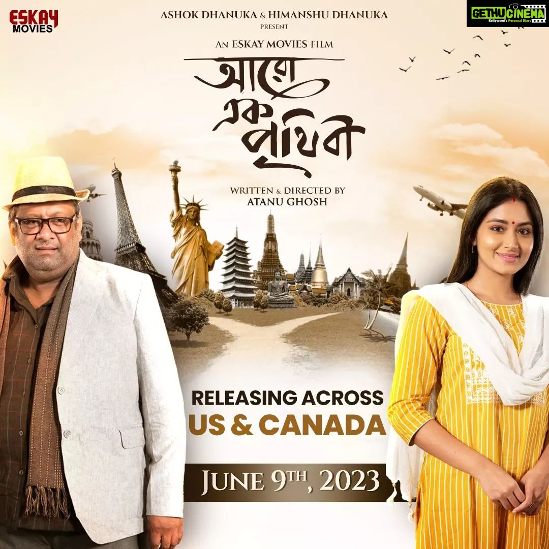 Tasnia Farin Instagram - National Award Winning Director @atanugsh1208's directorial #AaroEkPrithibi, An Eskay Movies Production, is going to have Global Theatrical Release on June 9th, 2023 for the audience of the US & Canada Featuring: @tasnia_farin, @shaheb_bhattacherjee_official @kgunedited, @aninditaa_bose Written & Directed by: @atanugsh1208 Presented by : #AshokDhanuka @himukol