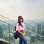 Tasnia Farin Instagram - A game King Power Mahanakhon Skywalk