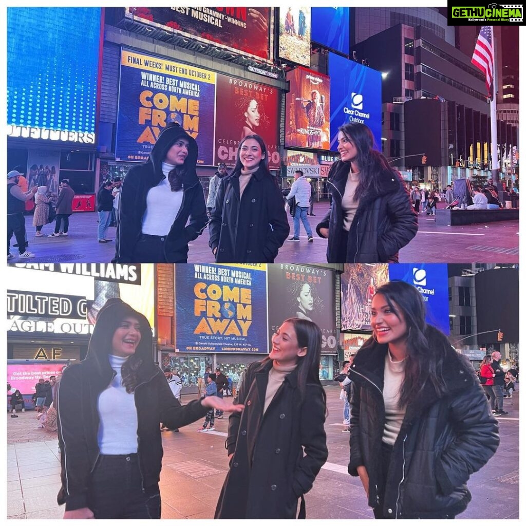 Tasnia Farin Instagram - The art of laughing about nothing. Times Square