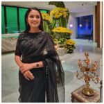 Tasnia Farin Instagram - The colour of my dreams 🖤 Wearing @festivibefashion Thankyou Festivibe for making this beautiful saree, which was not only amazingly detailed but also really comfortable. Picture doesn't do justice to the beauty of the saree upfront, indeed my favourite brand 💕