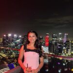 Tasnia Farin Instagram – The view 💕 Marina Bay Sands