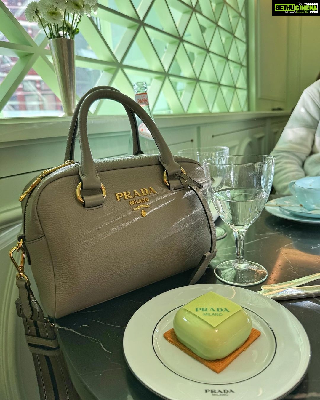 Tasnia Farin Instagram - Raise your hand if you’re a dessert freak 🙌🏽 Prada Caffè at Harrods
