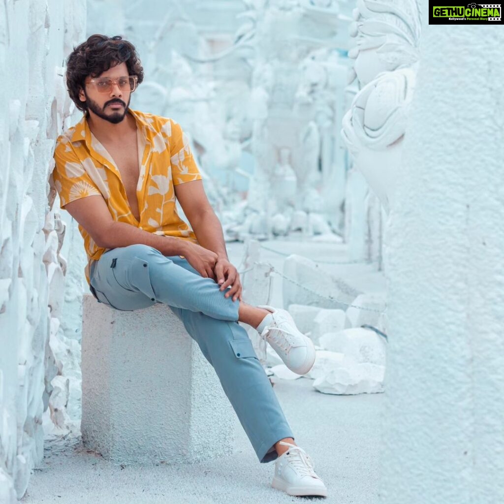 Teja Sajja Instagram - Winter is Coming! Let's Spice it up a bit 😊 Styled by @shravyavarma Clicked by @seshu__vardhan Designed by @ananth_kancherla Outfit: @hodhaindia Style team :@sandeep_sharmak05