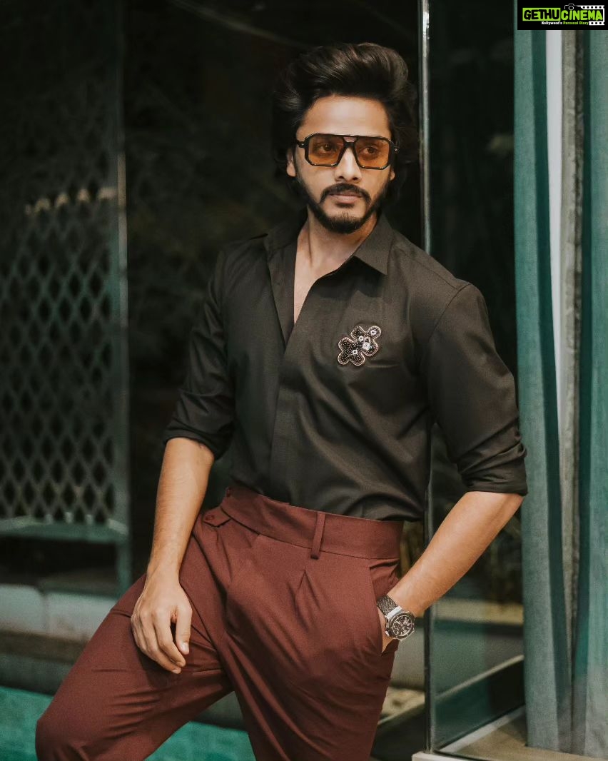 Teja Sajja Instagram - For #varunlav 's reception Sending my warmest wishes to my brother @varunkonidela7 and @itsmelavanya 😊 May your lives be filled with endless joy and happiness. Cheers to #VarunLav ✨ Styled by @sahithgummadi @mounagummadi Clicked by @_anupphotography Outfit : @hilodesign.co