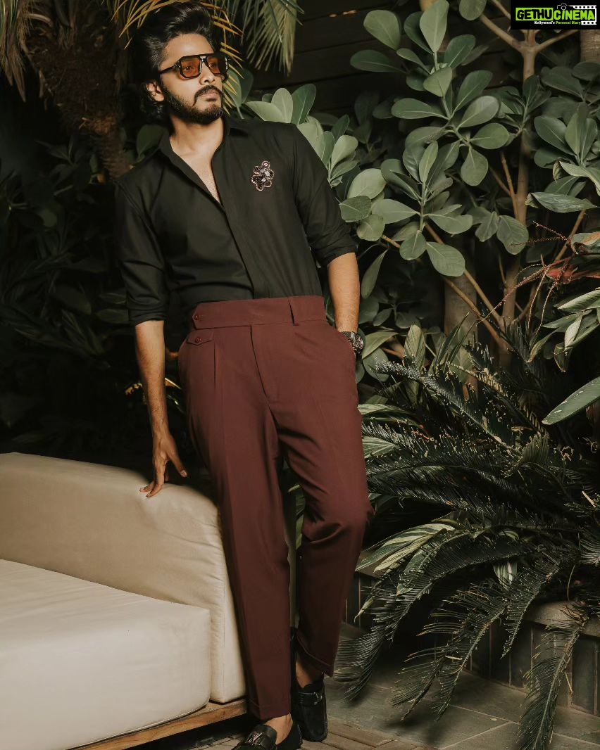 Teja Sajja Instagram - For #varunlav 's reception Sending my warmest wishes to my brother @varunkonidela7 and @itsmelavanya 😊 May your lives be filled with endless joy and happiness. Cheers to #VarunLav ✨ Styled by @sahithgummadi @mounagummadi Clicked by @_anupphotography Outfit : @hilodesign.co