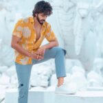 Teja Sajja Instagram - Winter is Coming! Let's Spice it up a bit 😊 Styled by @shravyavarma Clicked by @seshu__vardhan Designed by @ananth_kancherla Outfit: @hodhaindia Style team :@sandeep_sharmak05