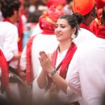 Tejaswini Pandit Instagram - All Expressions 😍 @tejaswini_pandit . ताशांच्या कडकडातात ढोलांचा बेधुंद आवाज.🔥 . पथक- @kalaawantdholpathak . . Shot By - @shyam_gandhi_photography 📸 . #dholtasha #ganpatibappamorya #pune #ganpatiphotography Pune, Maharashtra