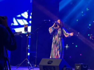 Tia Bajpai Instagram - As an actor, I live for the thrilling 'Camera, Lights, Action' cue, and as a singer, there's nothing quite like the electric vibe when the band starts jamming. 
Being a creative soul means rocking more than one talent with absolute finesse!