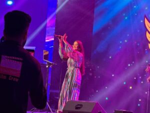 Tia Bajpai Instagram - As an actor, I live for the thrilling 'Camera, Lights, Action' cue, and as a singer, there's nothing quite like the electric vibe when the band starts jamming. 
Being a creative soul means rocking more than one talent with absolute finesse!