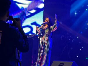 Tia Bajpai Instagram - As an actor, I live for the thrilling 'Camera, Lights, Action' cue, and as a singer, there's nothing quite like the electric vibe when the band starts jamming. 
Being a creative soul means rocking more than one talent with absolute finesse!