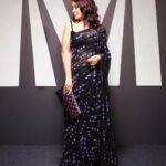 Tisca Chopra Instagram - On popular demand .. the magic of a #MM sari .. from the @manishmalhotra05 bridal couture show .. Image courtesy @manishmalhotraworld #saree #sareelove #glowup #indian #indianwear #desi Jio World Convention Centre