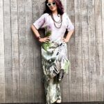 Tisca Chopra Instagram - Camouflage much?! In @gazalguptacouture @nappadori @birchposh @alexanderwangny #urbanjungle #urbandecay #urbananimal #citywild #bandra #summerbedone #indianwear #camouflage #camo
