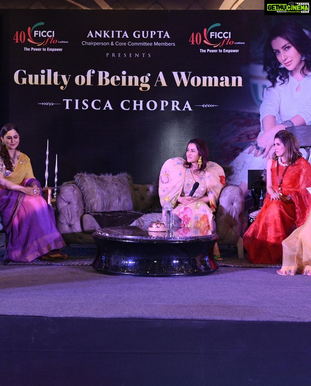 Tisca Chopra Instagram - The #Ludhiana @ficcifloludhiana photodump .. Finally got around to selecting from images of a lovely evening, talking with the amazing ladies of Ludhiana .. Such a delight to make new friends in the beautiful new chairperson @ankitagupta80 and most hospitable @ashu4304 both of who made my visit so memorable .. Also a huge shoutout to the ladies if @ficci_flo everywhere who are doing such fabulous work.. πΈ @aa_mediaprojects π @rahulmishra_7 #speaking #publicspeaking #talking #womenempowerment #womensupportingwomen #womensrights #genderequality #power #rights #tiscatalks