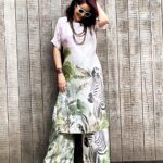 Tisca Chopra Instagram - Camouflage much?! In @gazalguptacouture @nappadori @birchposh @alexanderwangny #urbanjungle #urbandecay #urbananimal #citywild #bandra #summerbedone #indianwear #camouflage #camo