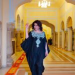 Tisca Chopra Instagram - Festive season coming and I am for dressing up .. Here in @sureenachowdhri at the gorg @jaipurcitypalace via @airbnb @sahibamarwaha 📸 @manualpixels #gifted #indianwear #indiangirl #desi #kaftan #easy #festive #india #jaipur #travel