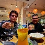 Tisca Chopra Instagram - When @mayurarorarealtor & @lifestyleexplorer come visiting .. the good times come rolling .. Trust at @flywrite26 to make it a party .. #lafamilia #fam #lebanese #food #love