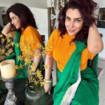 Tisca Chopra Instagram – Independence on my mind .. 

📸 @emm_i_2 

#india #indian #hindustan #diversity #tricolor #independenceday #independence #indo #indianwear #saree #sareelove India