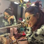 Tisca Chopra Instagram - Down the rabbit hole of my makeup table .. 👓 @birchposh 📸 @emm_i_2 #aliceinwonderland #actor #actorslife #makeup #makebelieve #imaginator #creator #vanity #grwm #ad