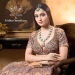 Tridha Choudhury Instagram - @tridhac looking Absolutely Breathtaking😍 in Our Creation. Our Couture Collection JADE An Essence, redefine elegance. Each ensemble is a masterpiece, weaving stories of sophistication and charm. Creative Styling - @sakshistylingconcierge Jewellery - @lasolitairejewellery Photography - @raajesshkashyap Videography - @shubhamsarkarphotography MUA - @divasbydivya Let the hues enchant, reflecting the timeless allure of precious gems. #reynutaandon #reynutaandoncouture #indiancouture #mastercouturier #craftsmanship #ınstagood #traditionalwear #indiandesigner #indianlengha #reynutaandoncreations #ourcreations #designer #ınstagood #couture2023 #teaser #collectionlaunch #indiancouture #jade #ruby #corals #gemstones
