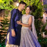 Trina Saha Instagram - Main toh... Lutt Putt Gaya🤪🤪 My outfit by @label_tanmay_biswas Her outfit by @kalighataindia Styled by @neelsaha_styled_by_blue #marriage #celebration #trineel