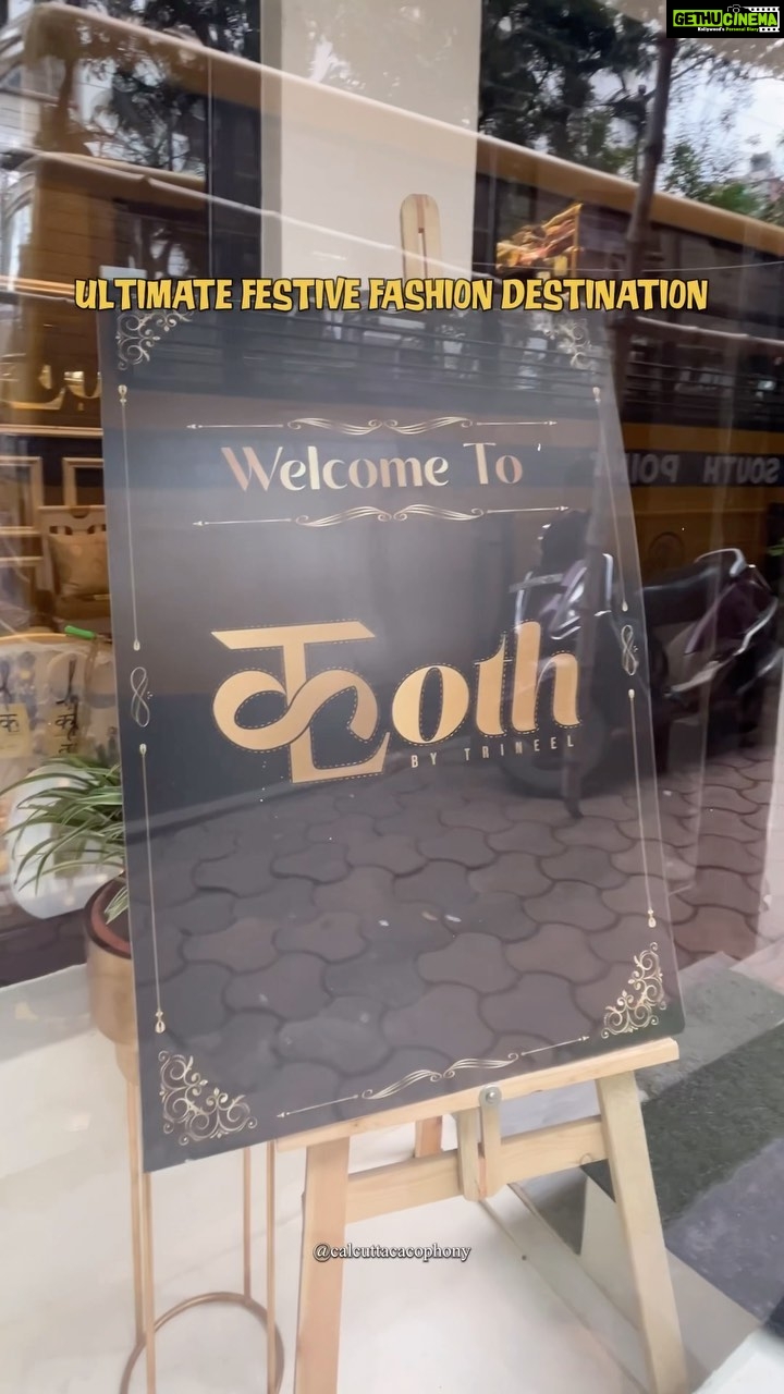 Trina Saha Instagram - Get Pujo Ready with @klothbytrineel ✨ 🔰 SHARE it with your friends, and 📌 SAVE it for later 🎯 FOLLOW us at @calcuttacacophony for more such unique content 🚦 Don’t miss out on discovering newer places with us. Keep Exploring! #CalcuttaCacophony