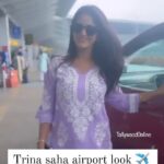 Trina Saha Instagram – Guess where @trinasaha21 is flying to ??
We spotted her before the journey in a simple ethnic #AirportLook . ❤️

#trinasaha #TOSpotted