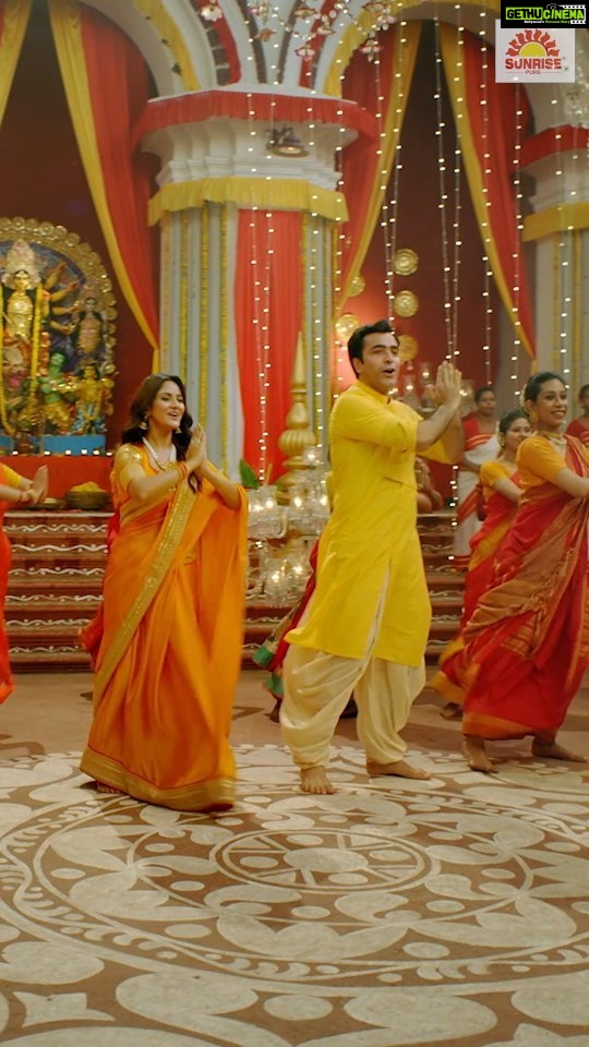 Trina Saha Instagram - Ei Pujo Sunrise er Sathe Dashabhuja aasche! . Are you ready for the biggest pujo hit of the year? Stay tuned to know more! @sunrisepure @decalogue_mgmt @itsmeabirchatterjee @monalithakur03 @jeetganngulimusic @trinasaha21 #Dashabhuja #SunriseDashabhuja #GhoreGhoreDurga #PujaSong #Durgapuja #MusicVideo #SunrisePure #SunriseBengal #FlavorsofBengal #HomeChef #TrueFlavour