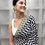 Trina Saha Instagram - Ganesh Chaturthi special ✨ Styled by @neelsaha_styled_by_blue in a beautiful Saree by @stories_of_taanti Makeover by @brushofpritam jewellery and blouse from the house of @klothbytrineel Kolkata