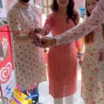 Trina Saha Instagram - Such a grand inauguration with 2 of the most fabulous persons . Mishti Stories