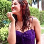 Trina Saha Instagram - Yeh Mausam ka Jadoo hai Mitwa 😉🥰💜 ☔️ 📸 @kaustavsaikia 👗 💄 @makeup.kaushikrajat 📍 @hyattregencykolkata . . #trinsi #postpackupshot #instapic #instamood #instamoment #instalike #instalove #instafashion #monsoon #weekbegins #instavibes