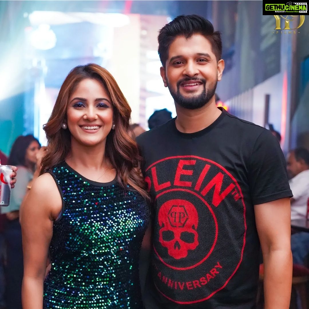 Trina Saha Instagram - We are REELly happy to see the hot and happening couple @neel_bhattacharya @trinasaha21 at the #Mentaaal launch...Thank you guys..we love you 😍 @yashdasgupta @nusratchirps