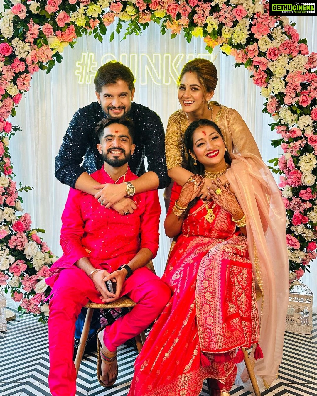Trina Saha Instagram - #sunkit’s Roka ceremony deets 😍 . . #trinsi #sunkit #instamood #instamoment #celebration #instalike #instalove